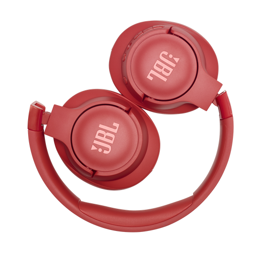 JBL Tune 750BTNC - Coral Orange - Wireless Over-Ear ANC Headphones - Detailshot 2